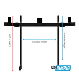 Monitor Stand - Triple Monitors (PRO SIMRIG)