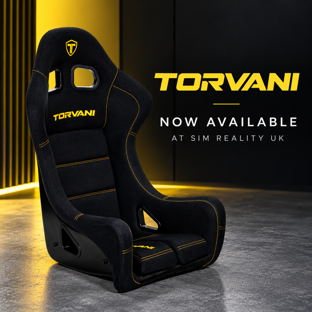 Torvani Racing Seats Now Available at Sim Reality UK