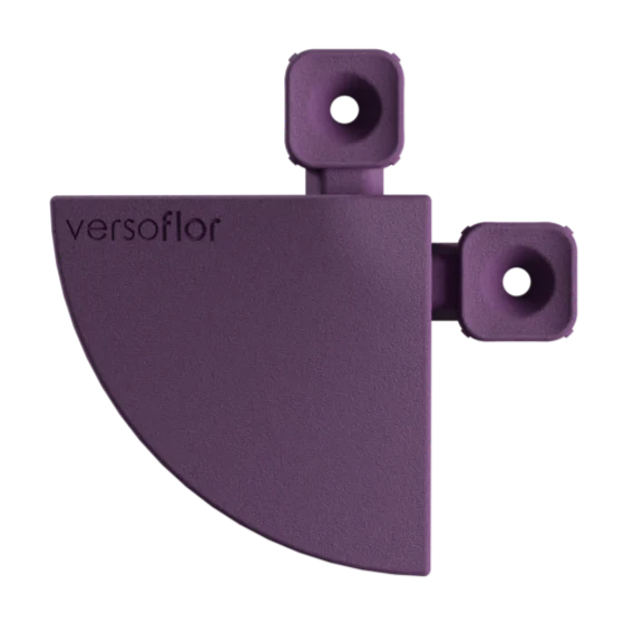 Versoflor Interlocking Floor Tile Corners - Deep Purple