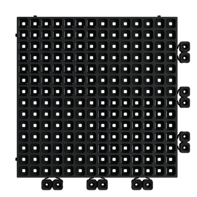 UPFLOR® - Interlocking Floor Tile Charcoal Black