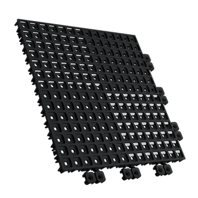 UPFLOR® - Interlocking Floor Tile Charcoal Black