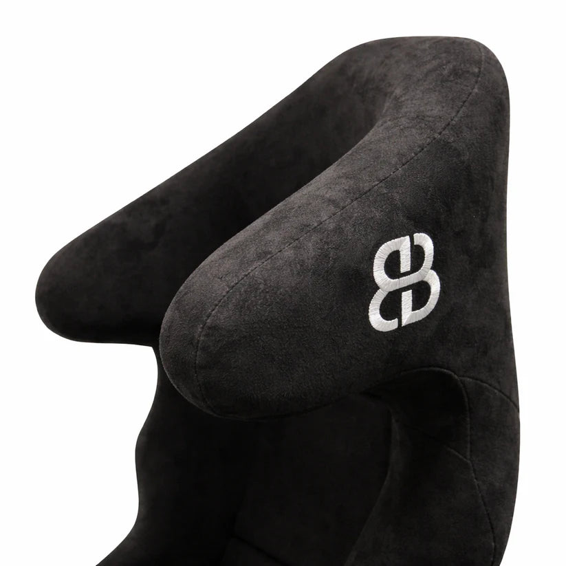 BB5 RS Black Suede Fibreglass Bucket Seat Large