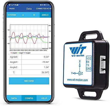 Witmotion WT901C-232 9-Axis Vibration Inclinometer